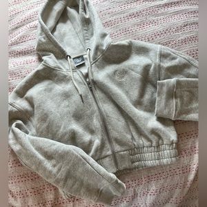 Lazuli Label Cropped Hoodie